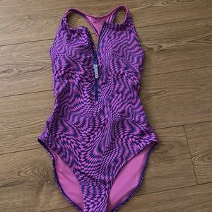 NWT Fabletics large one piece suit pink